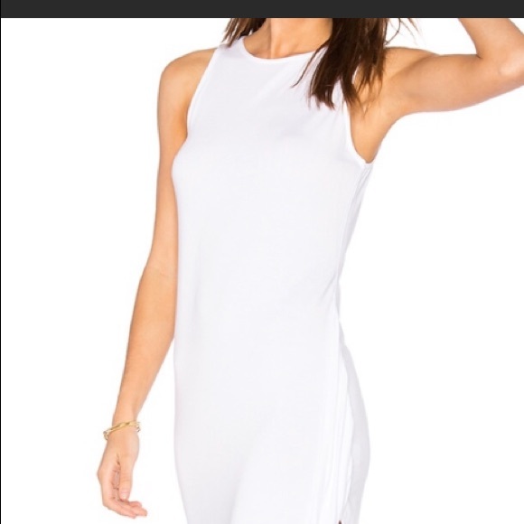 TYLER JACOBS White Tank Long Dress - Picture 3 of 8